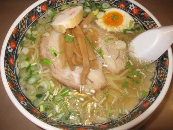 「味彩塩拉麺　750円」@麺厨房あじさい JR函館駅店の写真