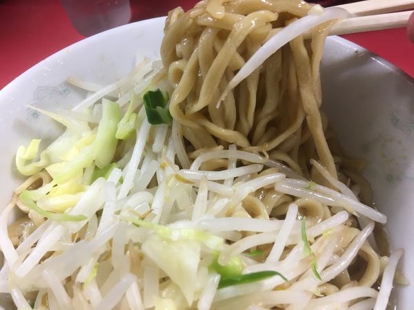 「小 汁無し」@ラーメン二郎 環七一之江店の写真