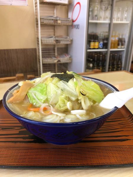 「野菜ラーメン」@食事処 赤ちょうちんの写真