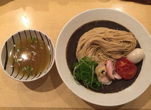 「味玉塩つけそば」@饗 くろ㐂の写真