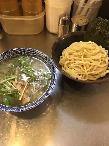 「塩つけ麺」@めん屋桔梗 銀座店の写真