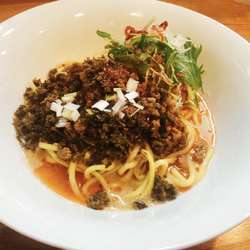 汁なし担々麺セット(ミニ麻婆豆腐)