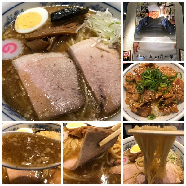 「中華そば 900円 焼豚ご飯400円」@松戸富田麺絆の写真