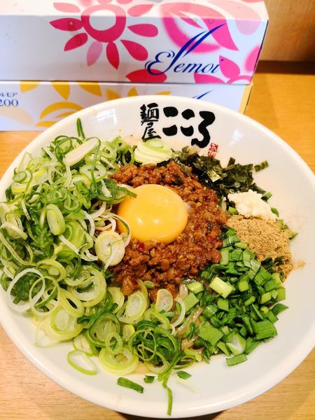 「台湾まぜそば＋九条ネギ」@麺屋こころ 溝の口店の写真