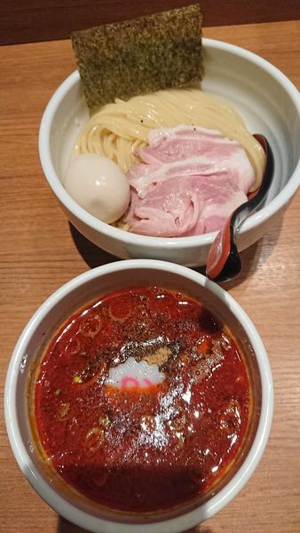 「辛つけ麺」@煮干中華そば 鈴蘭 新宿店の写真