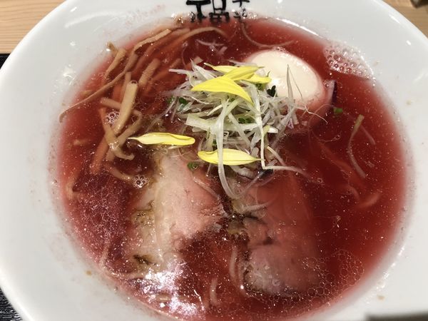 「紅の煮干ラーメン」@極上中華そば 福味 東京駅KITTE店の写真