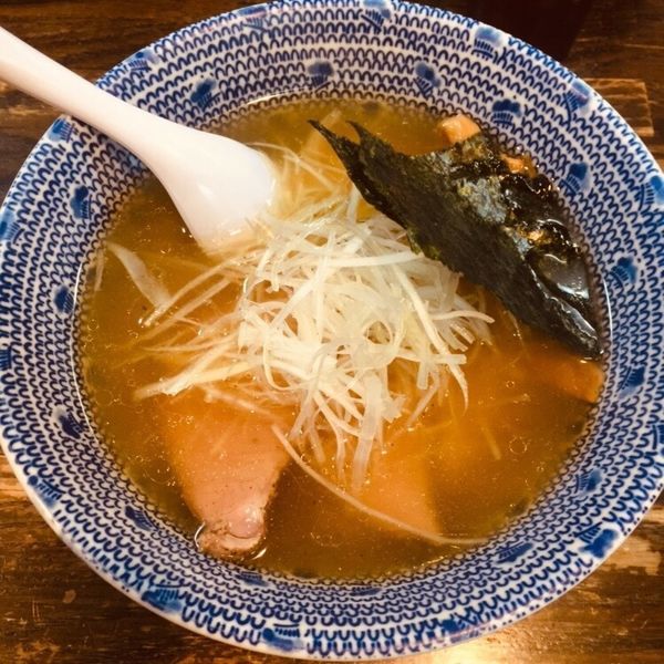 「塩ラーメン 半麺 730」@麺心 國もとの写真