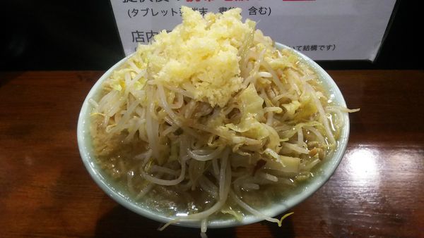 「ポン酢(太麺･ニンニク)」@麺屋のスたの写真