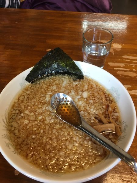 「薬味ラーメン」@元祖敏々亭 びんびんの写真
