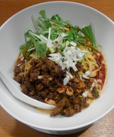 「汁なし白胡麻担担麺」@汁なし担担麺 ピリリ 神田店の写真