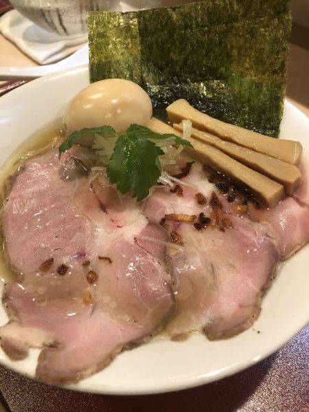 「特製金色貝そば」@燃えよ麺助の写真
