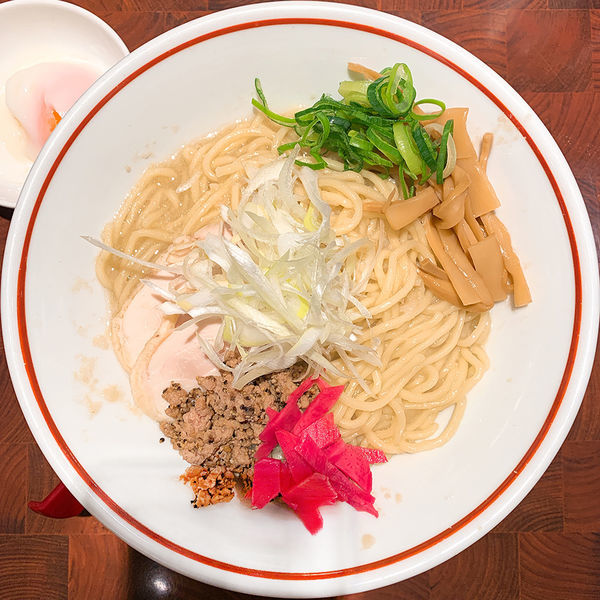 「生姜あぶらそば＋温泉玉子」@生姜醤油専門 我武者羅 代々木店の写真