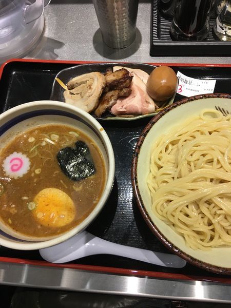 「もりそば並(250g)＋柏幻霜ポーク全部のせ」@松戸富田麺絆の写真