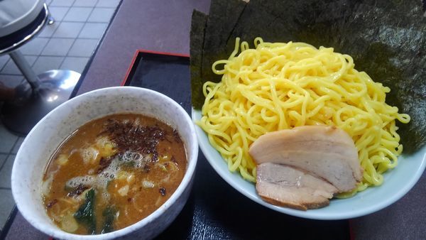 「つけ麺（３玉）、のり」@とんこつラーメン松平 六浦店の写真