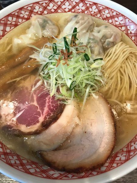 「特製白だしラーメン（大盛）」@支那そば しんばの写真