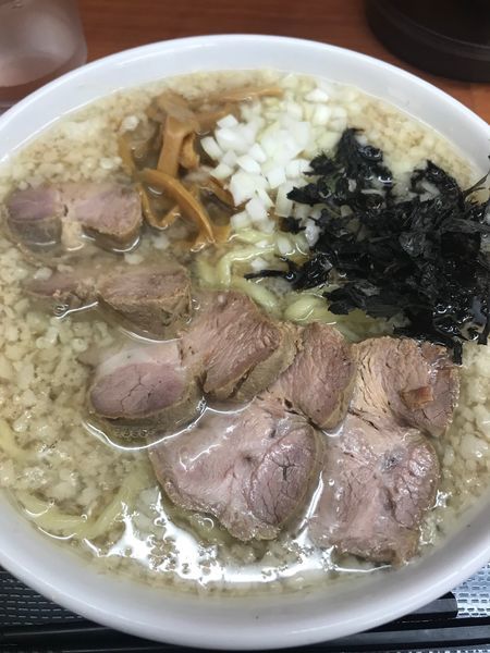「背脂煮干（大盛）＋背脂増し」@肉煮干中華そば 鈴木ラーメン店の写真