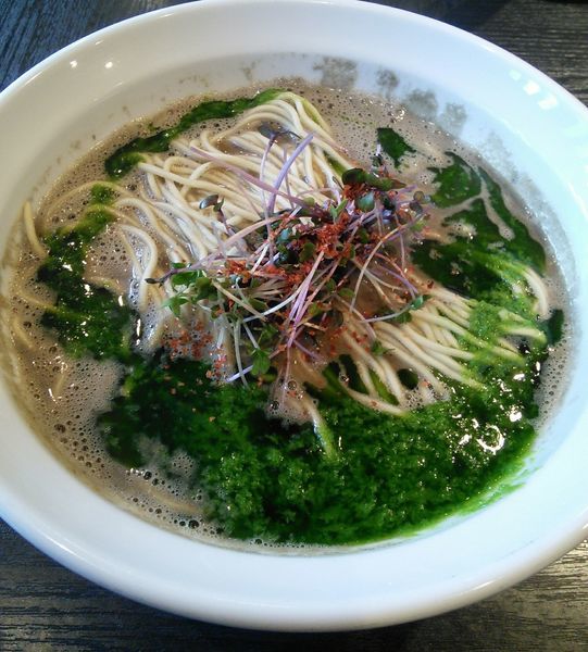 「【限定】濃厚味噌ニラ蕎麦　８５０円」@弘明寺丿貫の写真