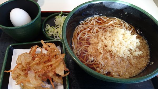 「朝そば 玉子 温泉玉子」@ゆで太郎 伊勢佐木長者町店の写真