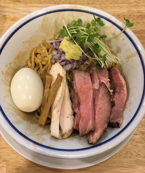 「特製油そば  醤油 （夜限定）」@手打式超多加水麺 ののくらの写真