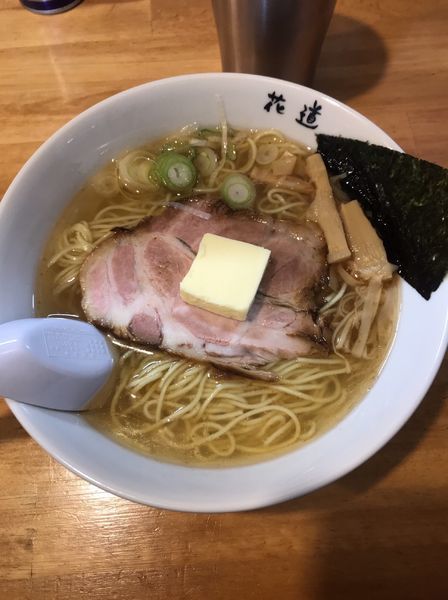 「塩バターらーめん」@地鶏らーめん 花道の写真