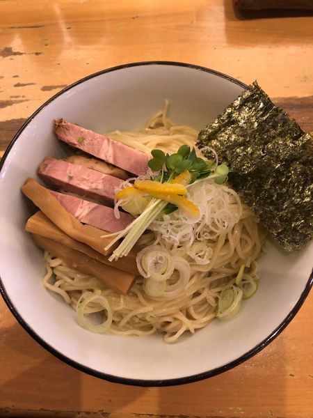 「塩油そば大盛り（750円）」@らーめん いまるやの写真
