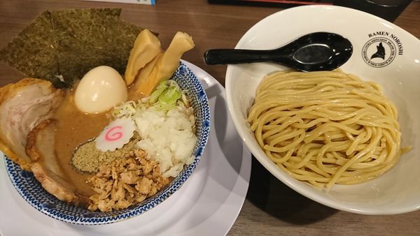 「つけめん+特製トッピング(1150円)」@狼煙 東大宮店の写真