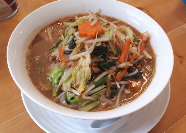 「味噌ラーメン　大盛:1100円  並盛950円」@らーめん食堂 ゆうき屋の写真