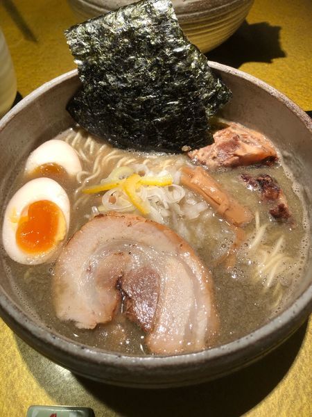 「特製煮干し塩そば」@麺屋 音の写真