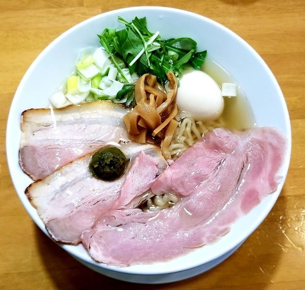 「虜柚子中華そば(柚子胡椒)＋マヨチャー」@自家製中華そば 麺の虜の写真