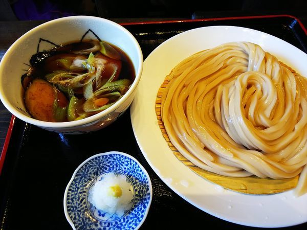 「揚げ茄子うどん（ウルトラ麺）」@自家製うどん うどきちの写真