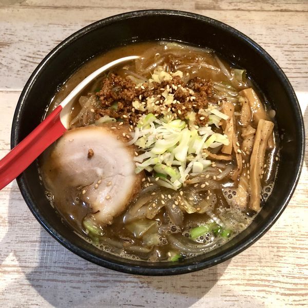 「【Twitter限定】焦がし味噌らーめん ￥880」@麺屋 誉の写真