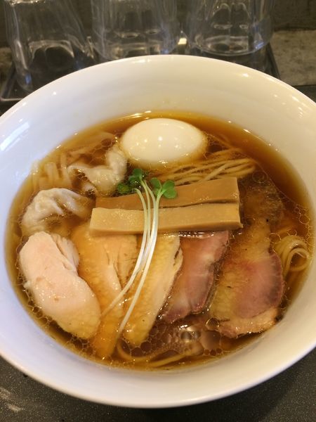 「特製鶏そば1200円」@らぁ麺 やまぐちの写真