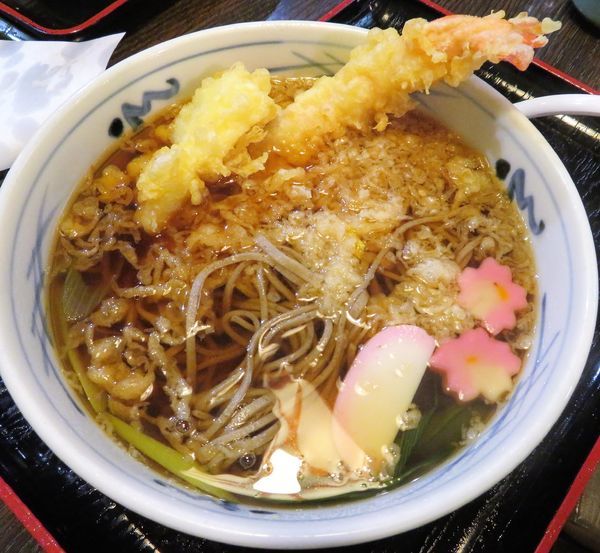 「たぬきそば温（750円）ほか」@献上そば 羽根屋 本店の写真