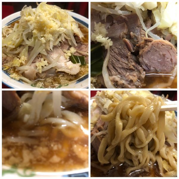 「小ラーメン豚入り 600円 ヤサイニンニク」@ラーメン二郎 目黒店の写真