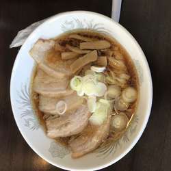 チャーシュー麺(手打ち麺)