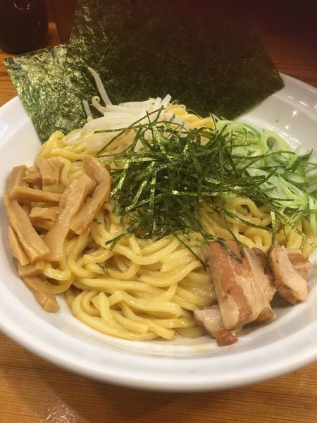 「醤油油そば+半熟卵+玉ねぎ+のり」@油そば商店 油坊主の写真