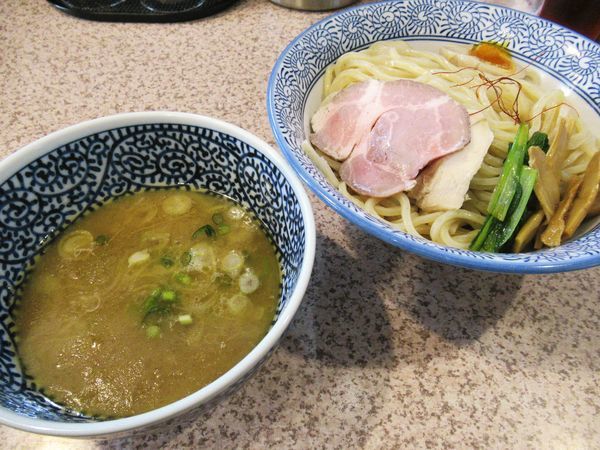 「鯛白湯つけそば（820円）」@麺処 かつ善の写真