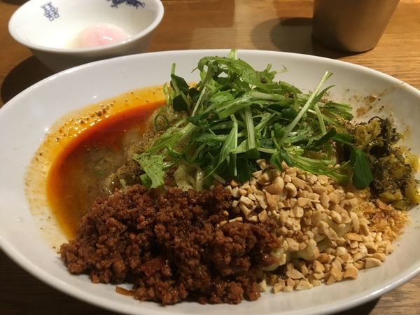 「汁無し麻辣坦々麺」@中華そば 二階堂の写真