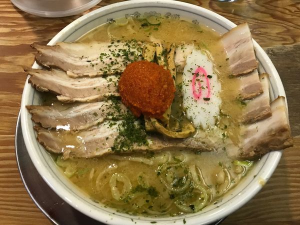 「赤湯からみそチャーシューメン ¥1,180」@龍上海 新横浜ラーメン博物館店の写真