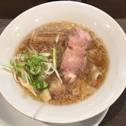 国産背脂ネギラーメン+ワンタン