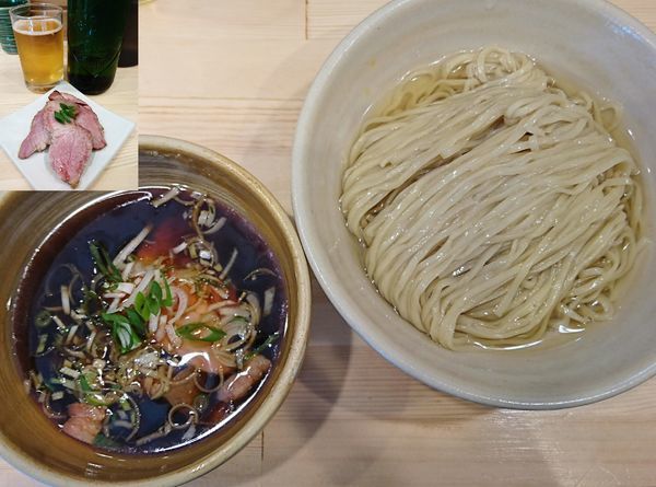 「鰹昆布出汁醤油つけ麺 ￥850」@迂直の写真