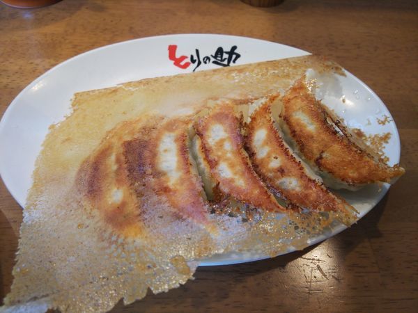 「Ａランチの餃子(五個)」@とりの助 坂戸にっさい店の写真