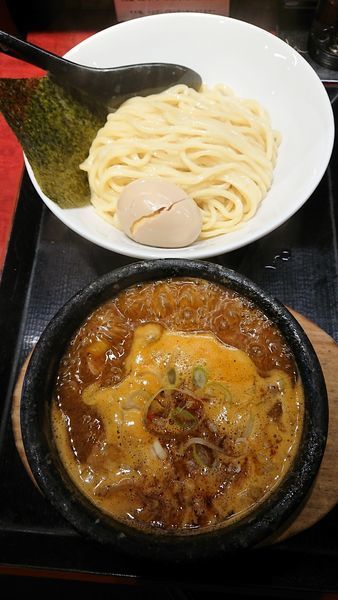 「辛つけ麺」@つけ麺屋 のぶなが 北口店の写真