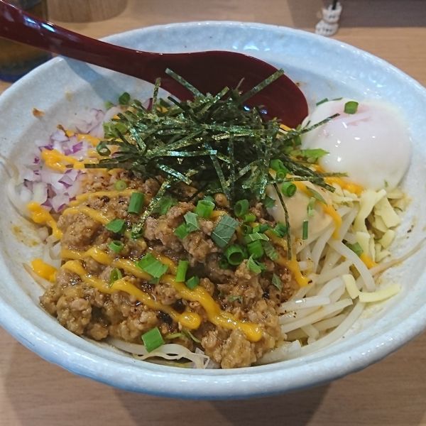 「みそまぜそば ジャンク大好き」@麺小屋 てちの写真