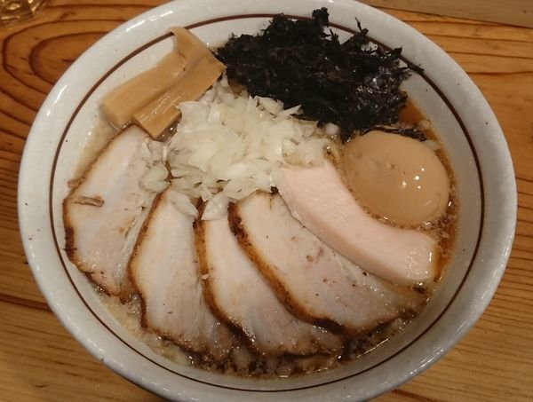 「特製背脂煮干蕎麦」@中華そば 一陽来復の写真