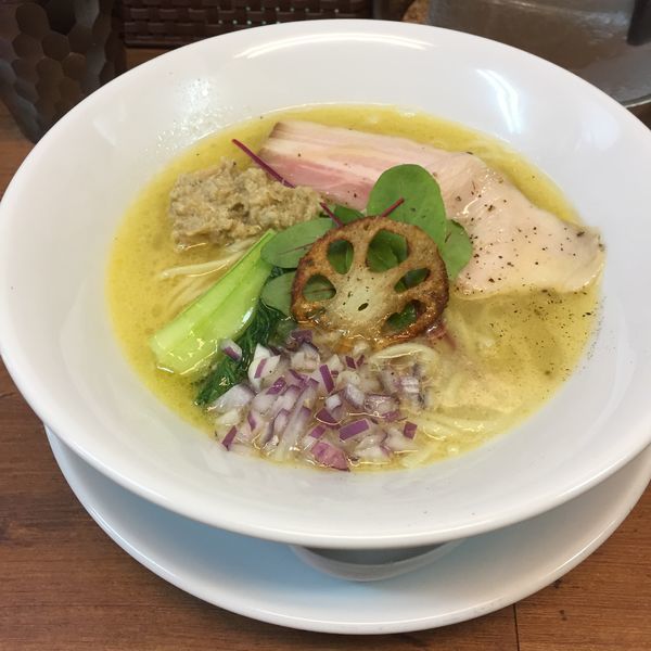 「鶏蜊soba＋和え玉」@kingyo noodlesの写真