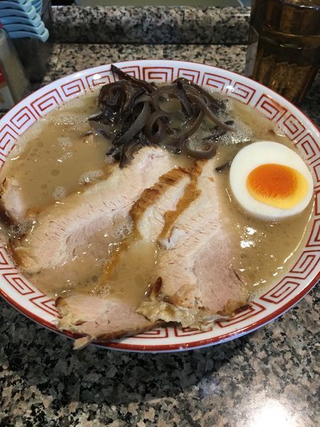 「だるまチャーシュー＋替玉＋小ライス」@だるま大使 2号店の写真