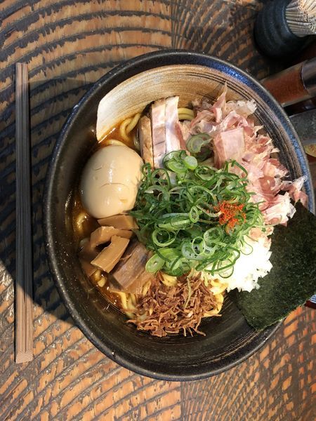 「あぶらそば」@らーめん 瞠 恵比寿店の写真