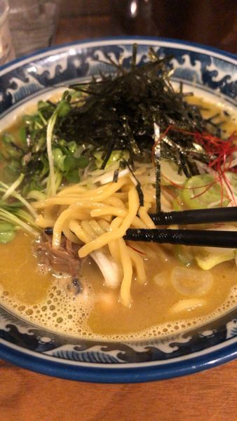「牡蠣拉麺」@麺や佐市の写真
