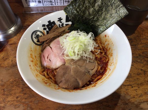 「油そば辛(10辛)」@油そば 5坪の写真